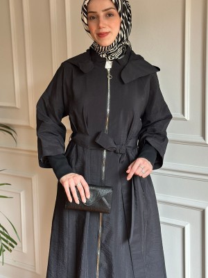 Yazlık Trençkot 856 Siyah