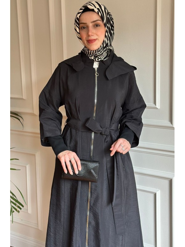 Yazlık Trençkot 856 Siyah