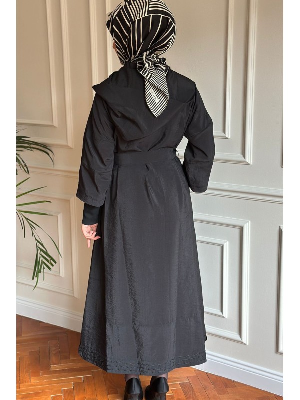 Yazlık Trençkot 856 Siyah