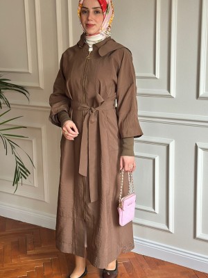 Yazlık Trençkot 856 Kahverengi