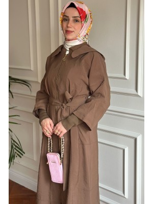 Yazlık Trençkot 856 Kahverengi