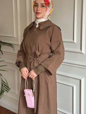 Yazlık Trençkot 856 Kahverengi