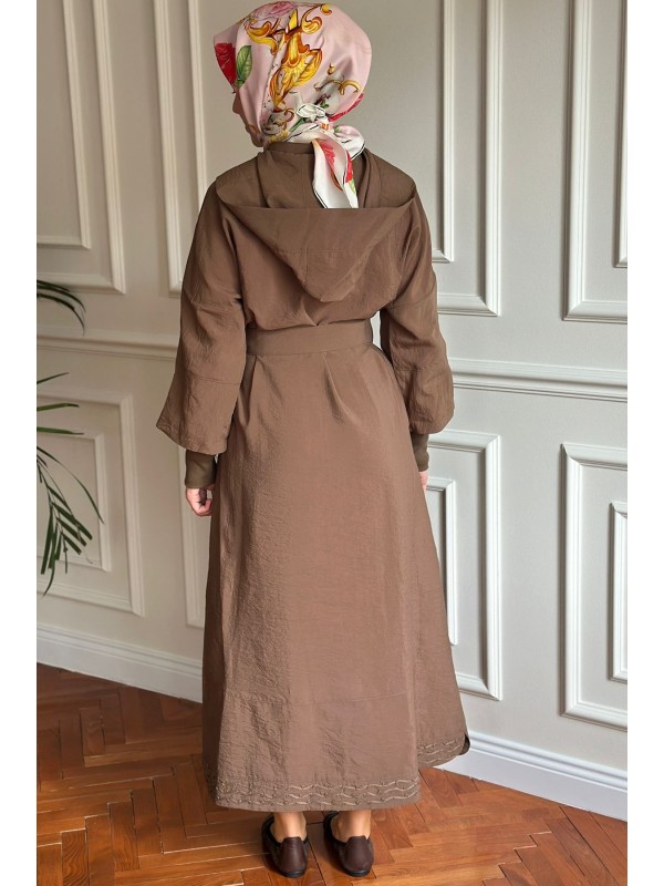 Yazlık Trençkot 856 Kahverengi