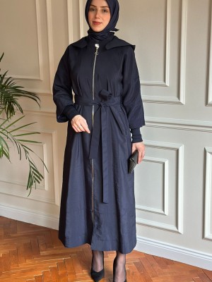 Yazlık Trençkot 856 Lacivert