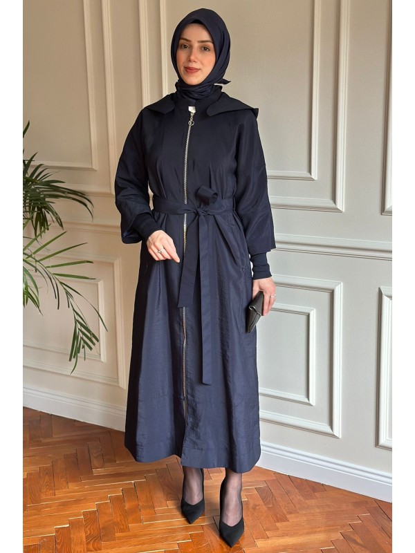 Yazlık Trençkot 856 Lacivert