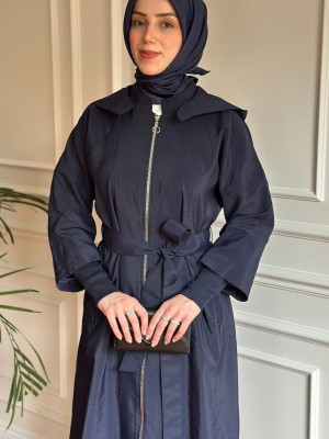 Yazlık Trençkot 856 Lacivert