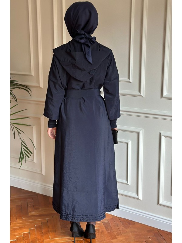 Yazlık Trençkot 856 Lacivert