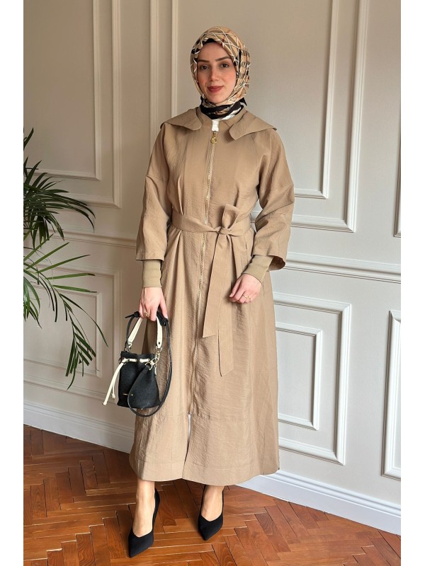 Yazlık Trençkot 856 Bej