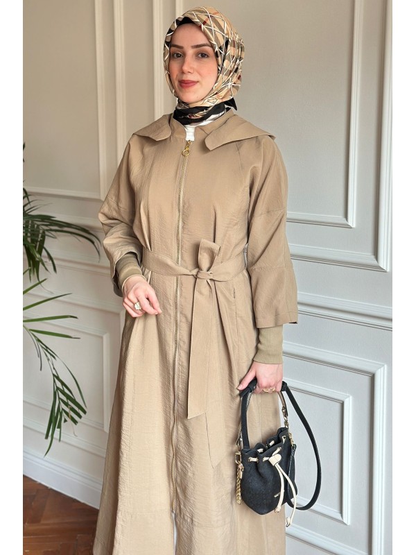 Yazlık Trençkot 856 Bej