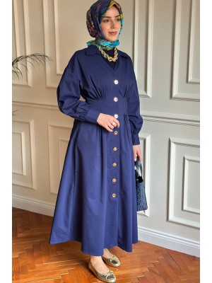 Exquise Delray Elbise Lacivert