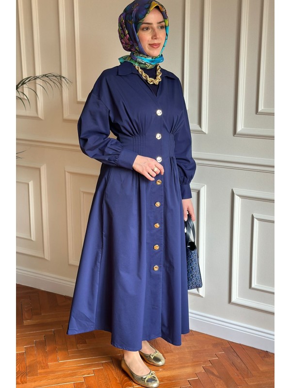 Exquise Delray Elbise Lacivert