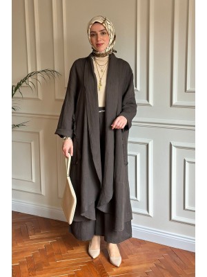 Keten Takım Kahverengi