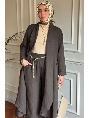 Keten Takım Kahverengi