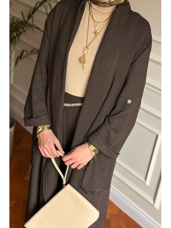 Keten Takım Kahverengi