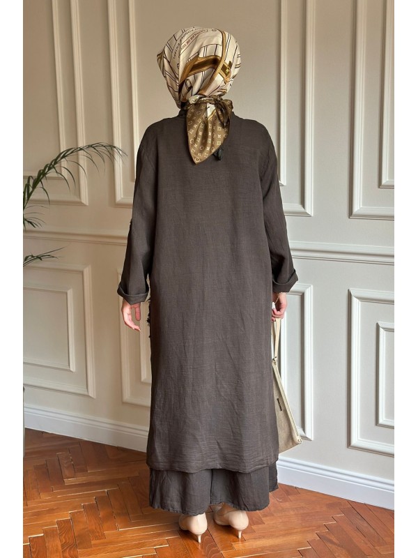 Keten Takım Kahverengi