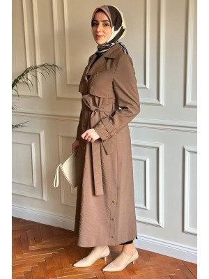 Yazlık Trençkot 867 Kahverengi