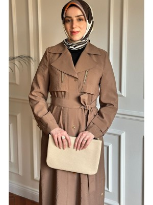 Yazlık Trençkot 867 Kahverengi