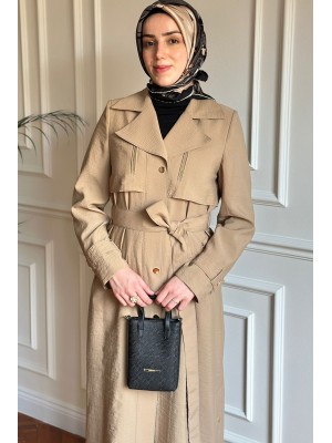 Yazlık Trençkot 867 Bej