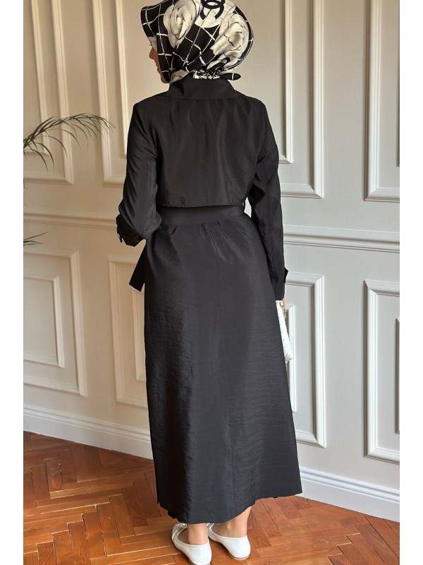 Yazlık Trençkot 867 Siyah