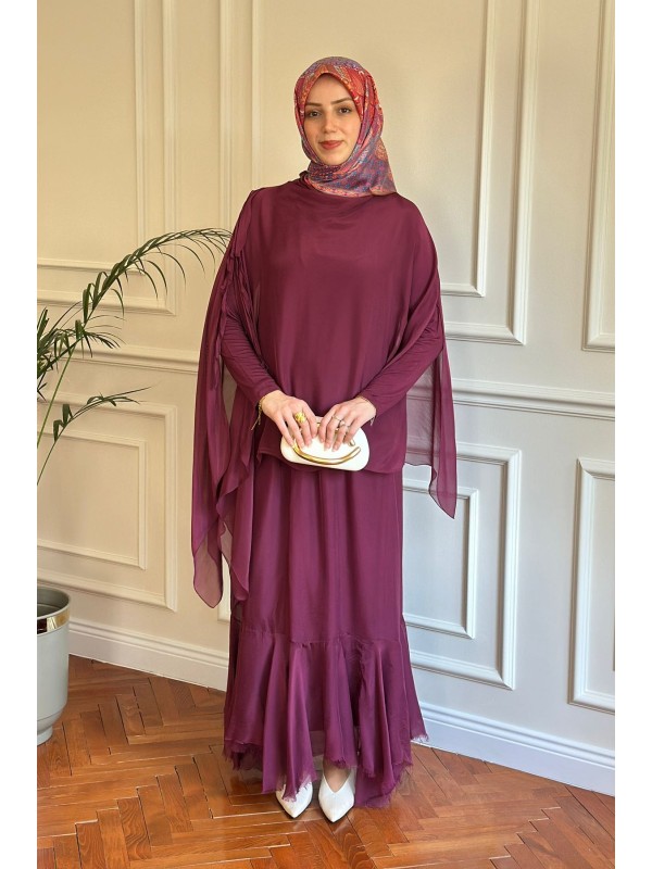 Vişne Etekli Takım