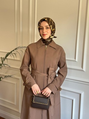Yazlık Trençkot 869 Kahverengi
