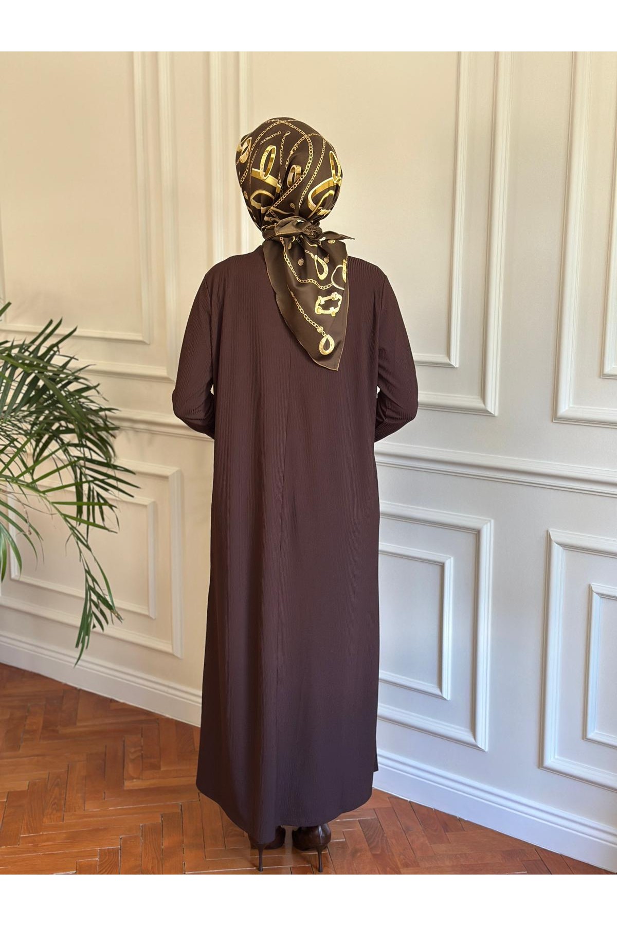 Basic Elbise Kahverengi