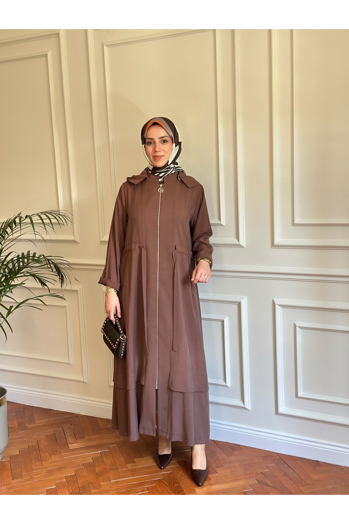 Yazlık Mevlana Kap Kahverengi