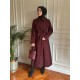 Mevsimlik Trençkot 806 Bordo