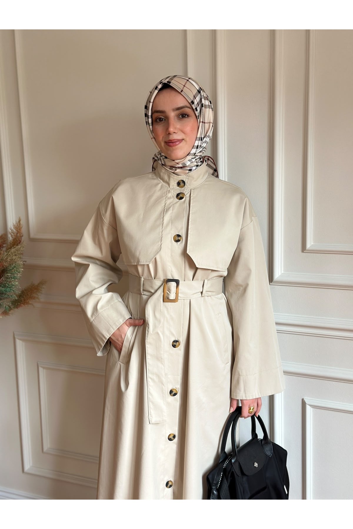 Mevsimlik Trençkot 7700 Taş