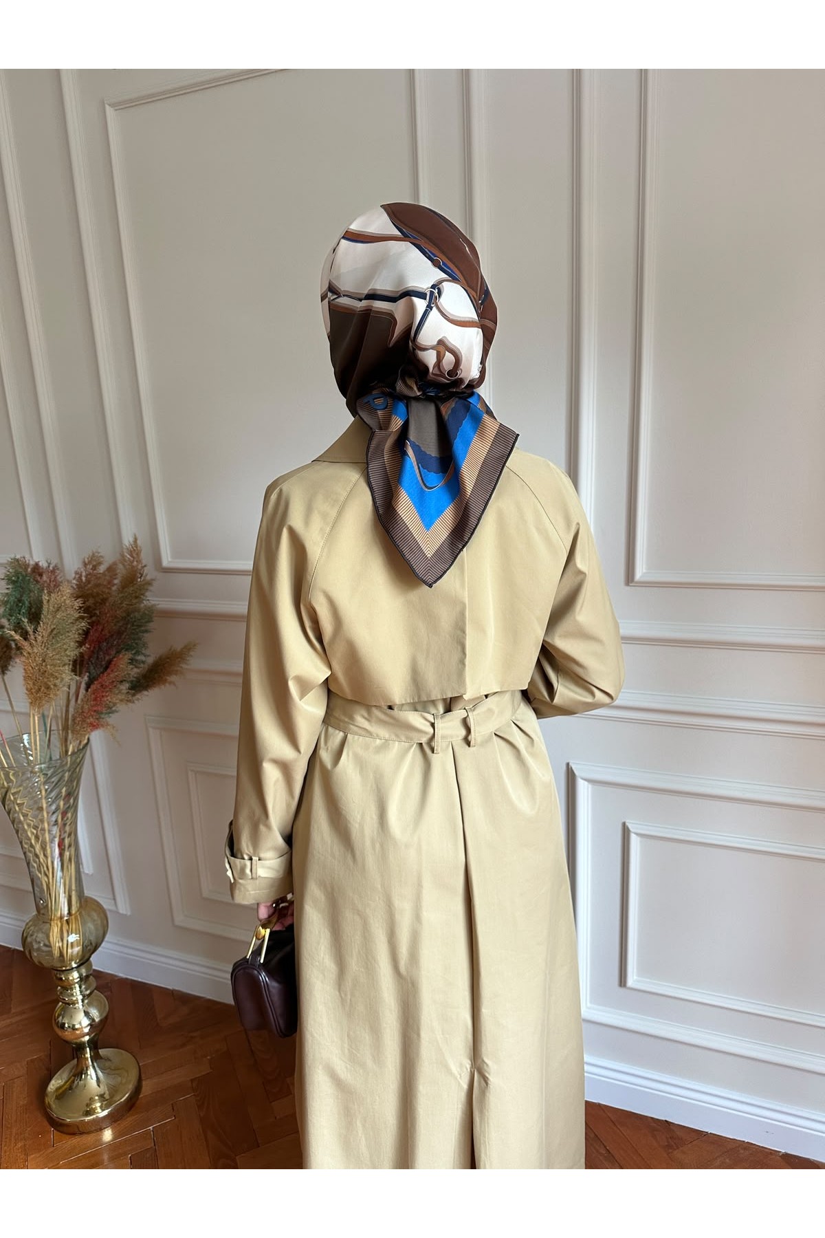 Mevsimlik Trençkot 7698 Camel