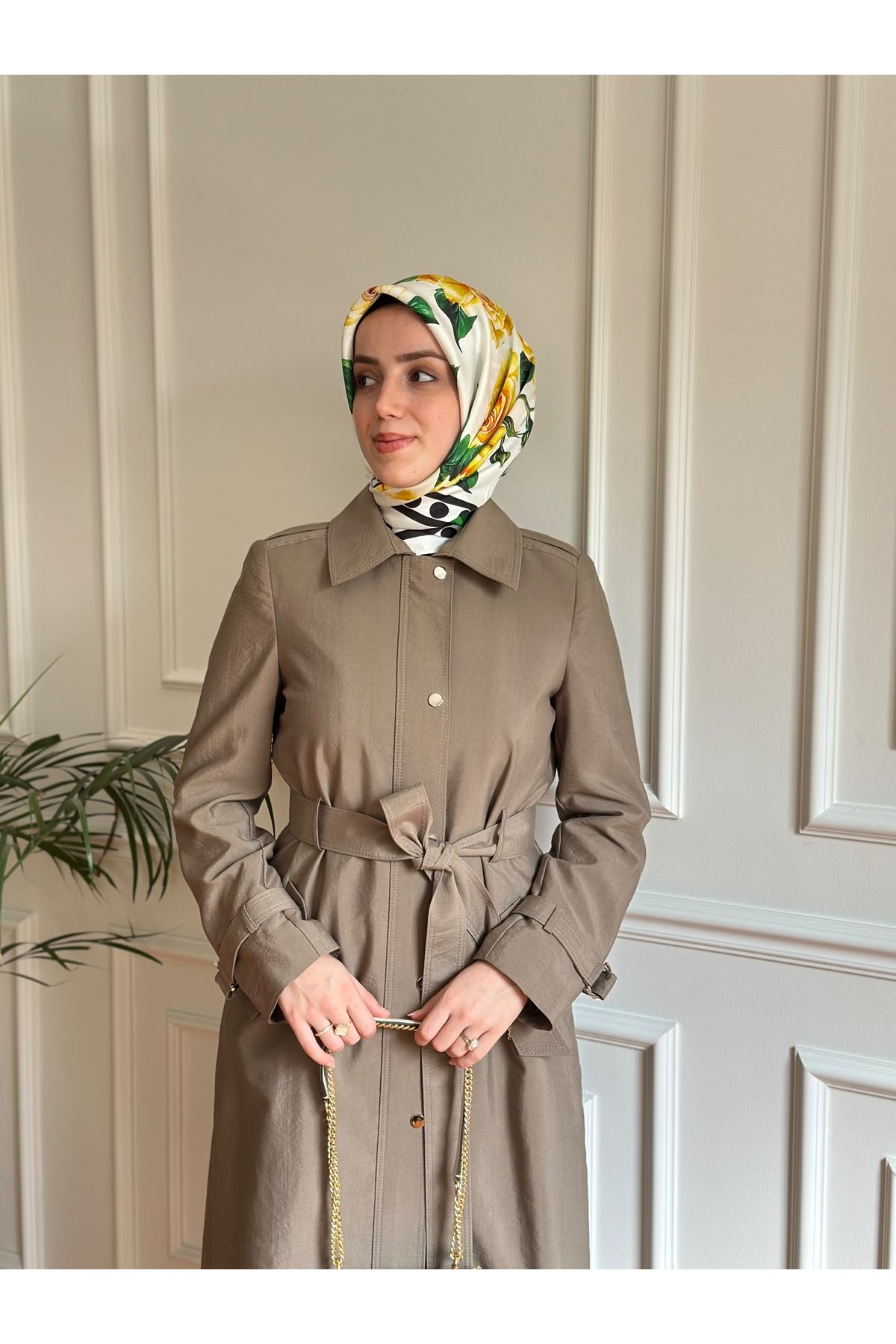 Mevsimlik Trençkot 848 Vizon