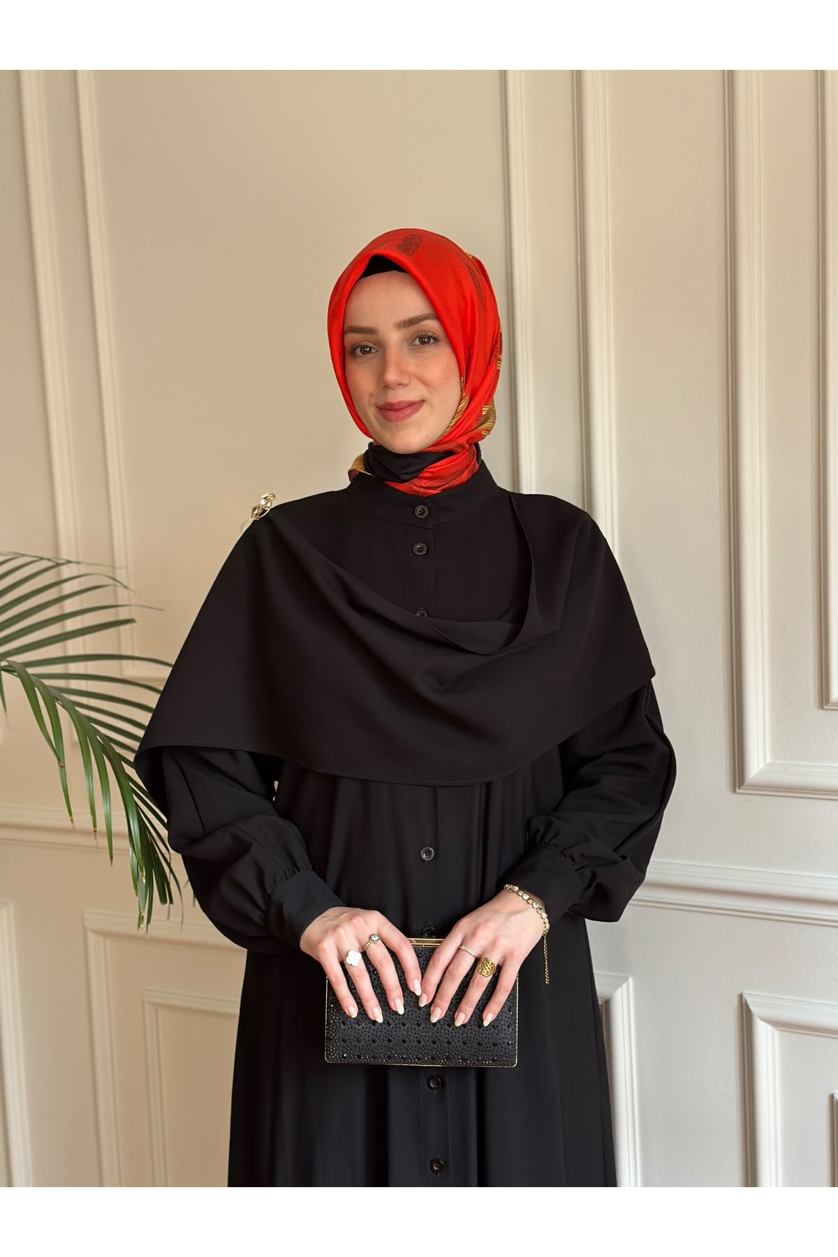 Şal Detaylı Ferace