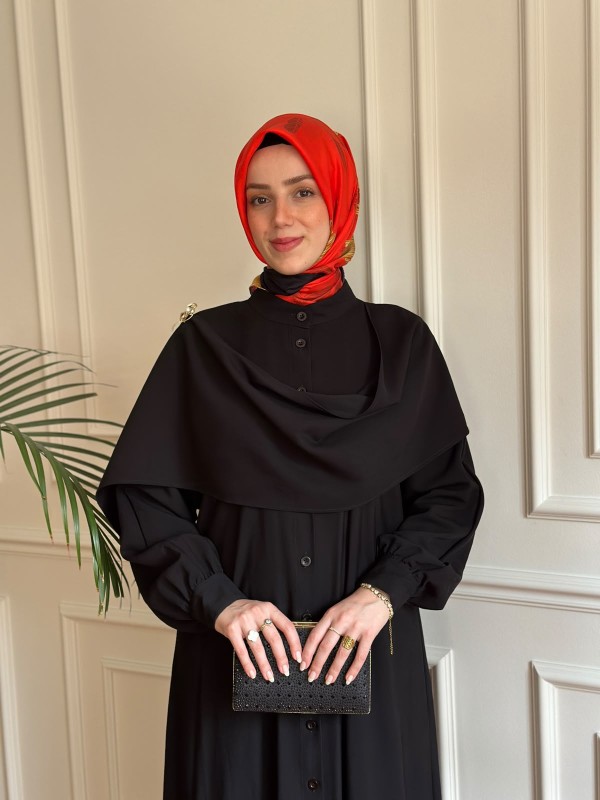 Şal Detaylı Ferace