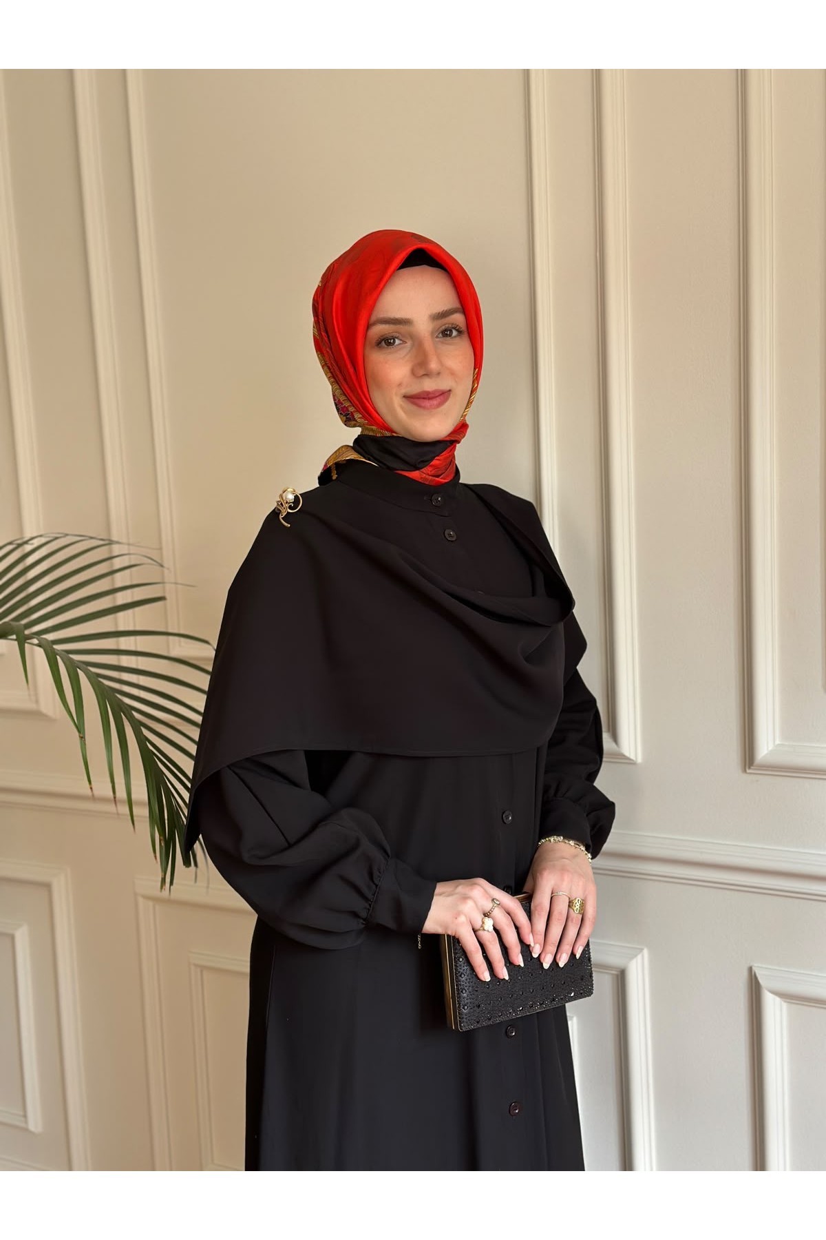 Şal Detaylı Ferace