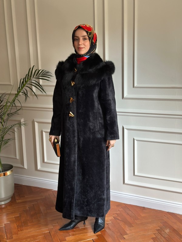 Kürklü Angora Kaban Siyah