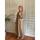Nihalle Katlı Elbise Camel