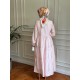 Nihalle Katlı Elbise Pembe