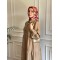 Nihalle Katlı Elbise Camel